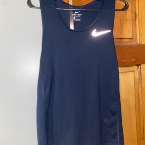 Navy nike tank